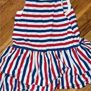 Hanna Andersson Red and Blue Casual Dress